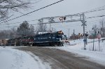 BM 326 Leads PORU through Curtis Corner at Dusk